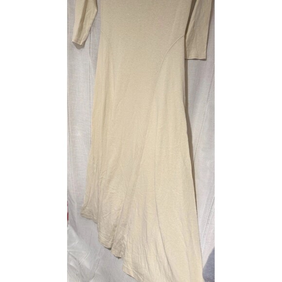 NEW free people beach maxi dress Small Long Sleeve Cream Ivory Boho Cali y2k - Picture 5 of 16